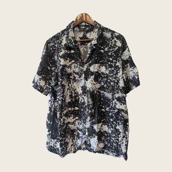 KSUBI - Tencel splatter shirt - Sz L - Picture 1 of 7